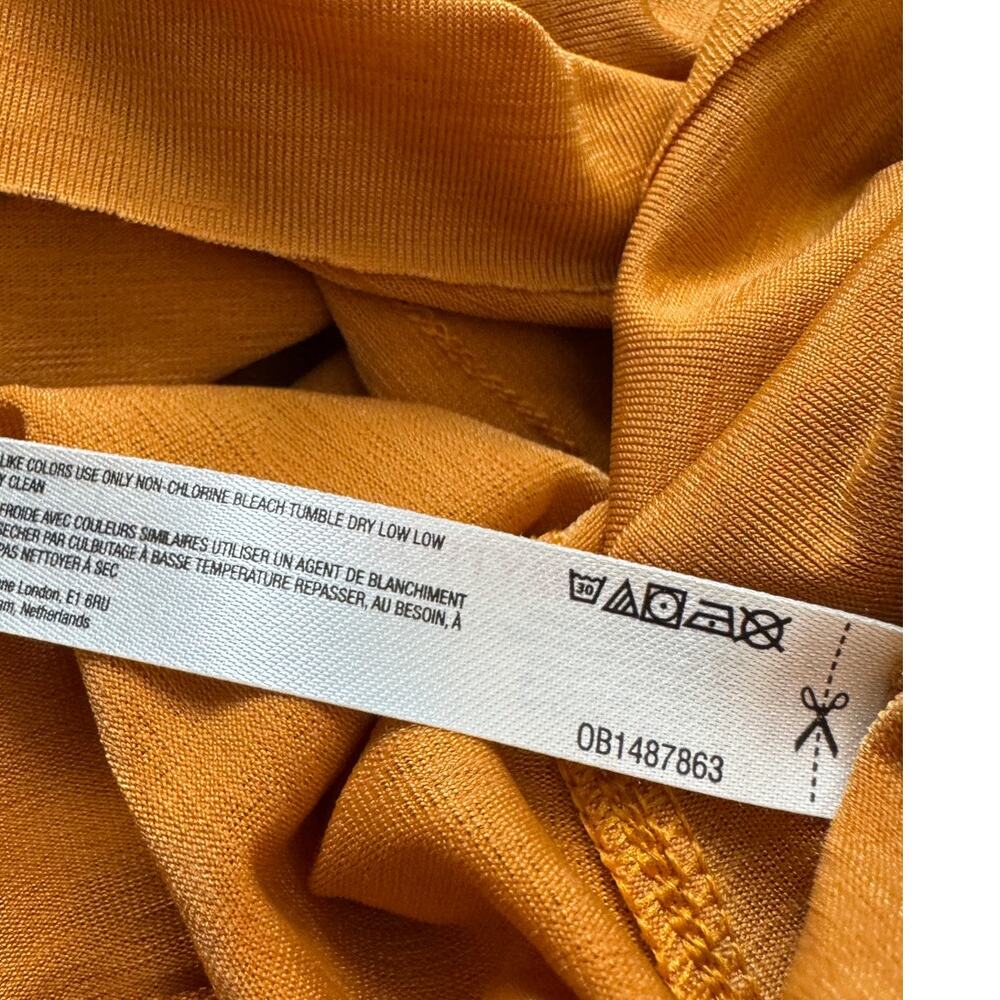 Free people Movement Tempo UV Protection Long Sleeve Tee Breezy Athletic Mustard - Picture 7 of 7